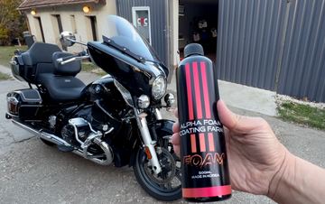 How to wash your ceramic coated motorcycle and which products to use.