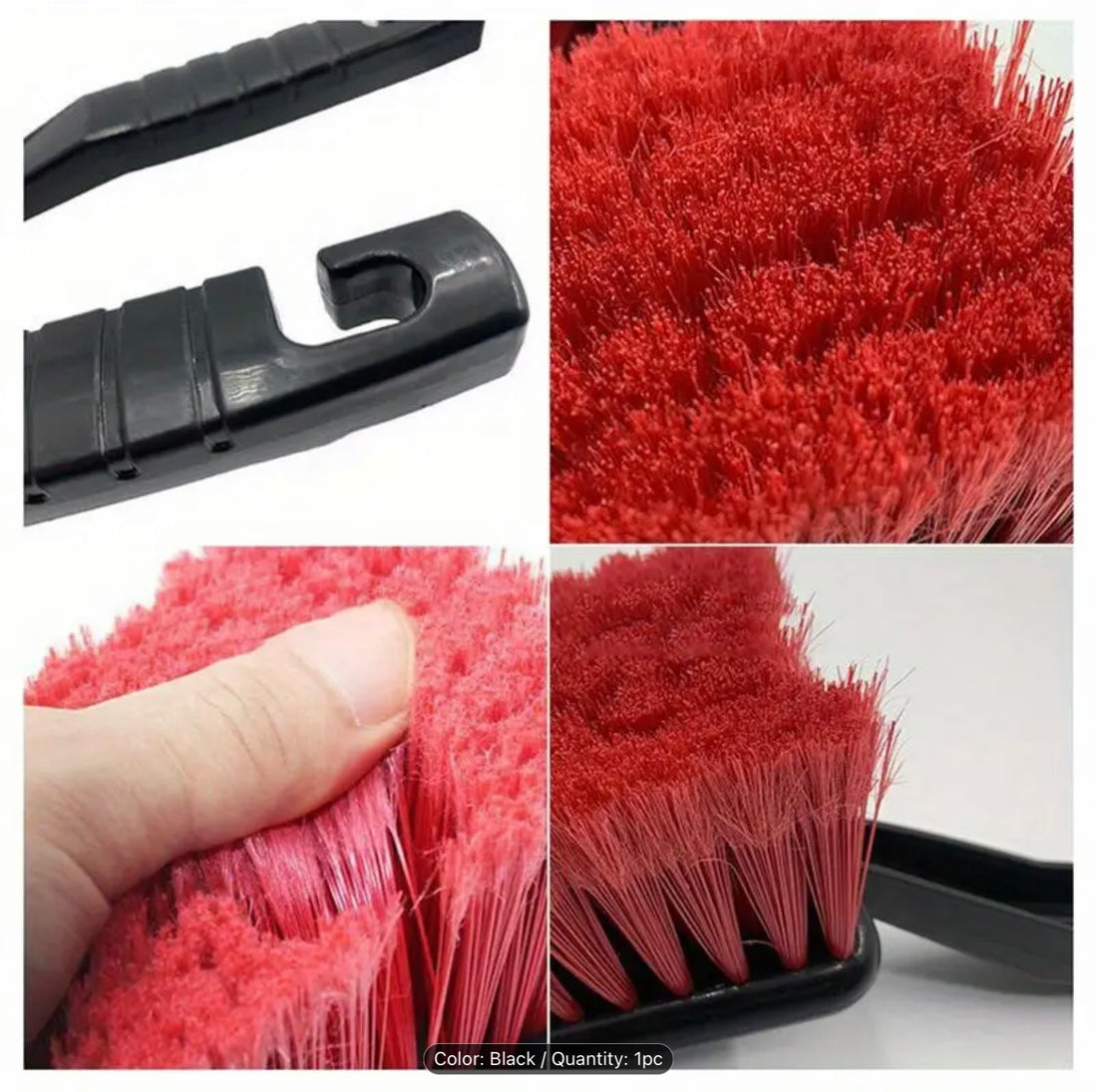 Soft bristle wheel & tyre brush