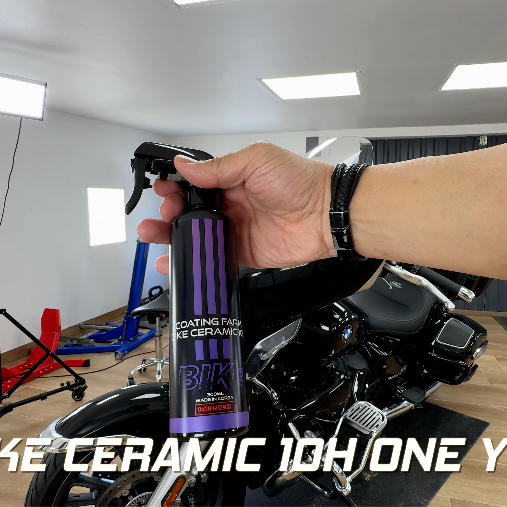 Ceramic coating your motorcycle at home.